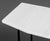 Contemporary White Marble Top Side Tables, Pair For Sale - Image 4 of 8