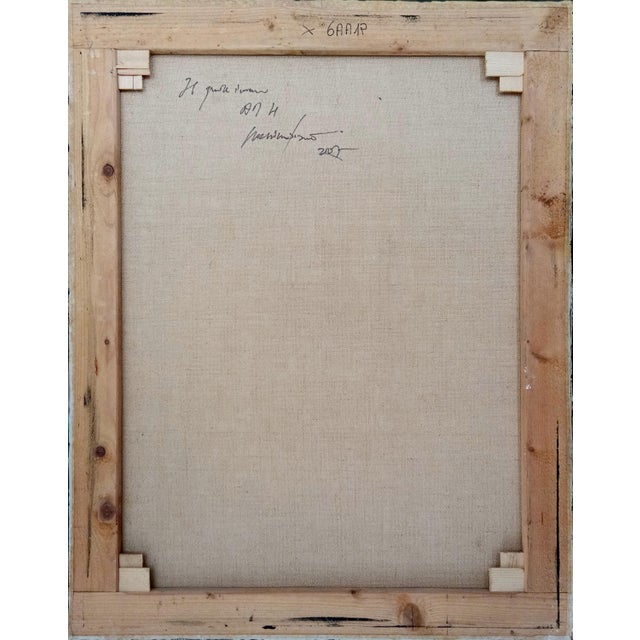 Massimo D'Orta, Il Grande Inverno AM 4, Abstract Painting, Mixed Media on Canvas, 2007 For Sale - Image 6 of 7