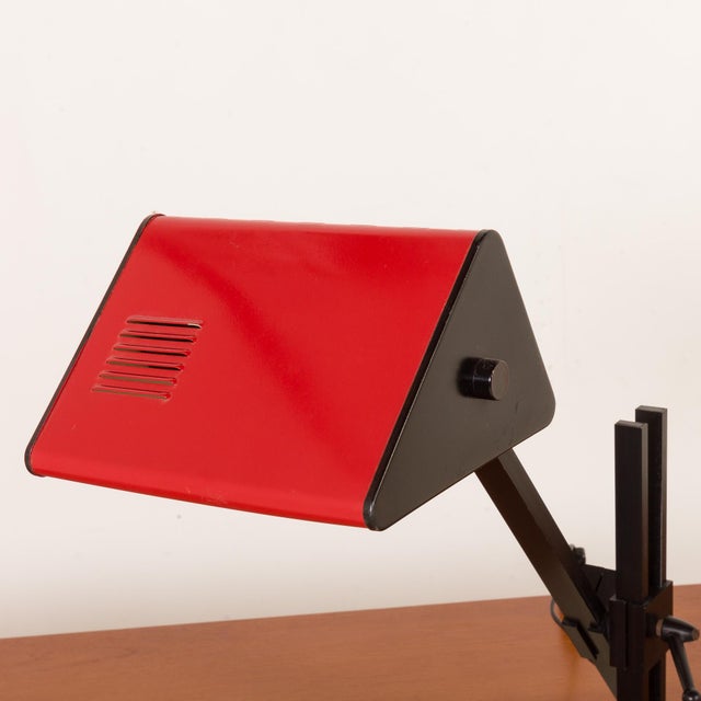 French Desk Lamp in the style of Jean Prouvé, 1970s For Sale - Image 11 of 17