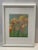 Canary Yellow Original Mixed Media Artwork “Flowers in Field” (Watered Acrylic Painting and Ink on Art Paper); Signed, Framed For Sale - Image 8 of 12