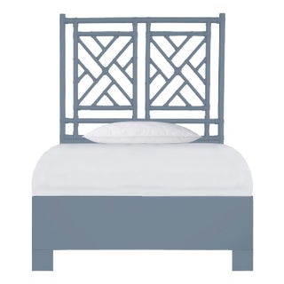 Chippendale Standard Bed Twin, Regatta Blue For Sale