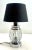 1950s Vintage Ice Cube Table Lamp in Chrome and Crystal Glass from Peill & Putzler, 1953 For Sale - Image 5 of 13