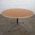 Mid 20th Century Eames Herman Miller Round Tables Universal Base Wood Grain Laminate Top For Sale - Image 5 of 13