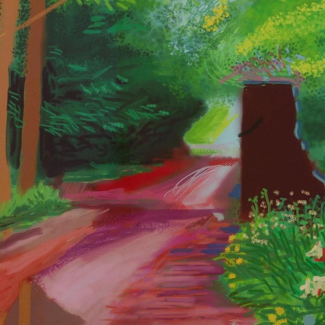Through the Forest Poster after David Hockney For Sale - Image 5 of 6