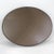 Metal Vintage Large Oval Tole Tray - Hand Painted Brown and Cream Giraffe Animal Print Decorative Tray For Sale - Image 7 of 15