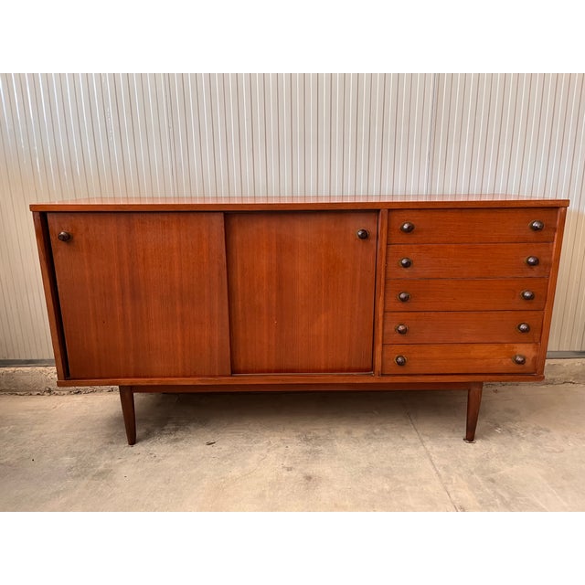 Vintage Sideboard in Teak, 1950 For Sale - Image 13 of 18