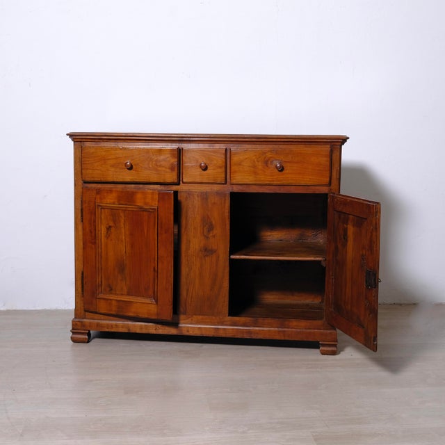 Vintage Wood Sideboard, Italy, 1970s For Sale - Image 14 of 18