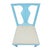 Blue Pair of Painted Academic Revival Slip Seat Side Chairs, 1940 For Sale - Image 8 of 14