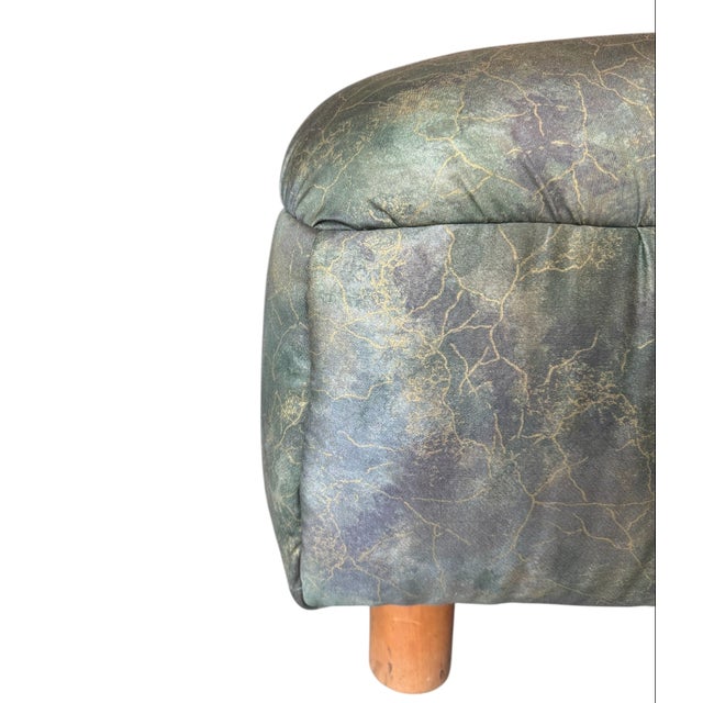 Textile Vintage 1990s Restored Ottoman For Sale - Image 7 of 12