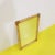 Rectangular Mirror with Natural Woven Bamboo Frame For Sale - Image 4 of 4
