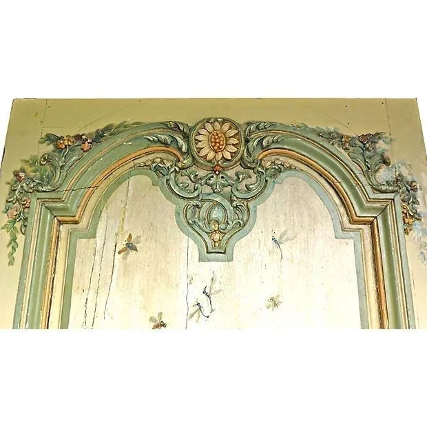 Wood Antique French Salon Doors - A Pair For Sale - Image 7 of 7
