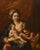 Central Italian Artist, Madonna with the Praying Saint John, Oil on Canvas, 18th Century For Sale - Image 4 of 6