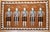1900 - 1909 Vintage Native American Yei Rug, Handwoven Wool, Navajo Deity Pictorial Pattern, 3x5 For Sale - Image 5 of 13
