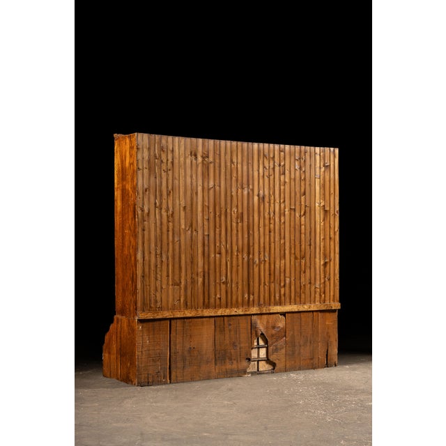 Wood Early 20th Century Massive Antique 370-Drawer Industrial Hardware Cabinet For Sale - Image 7 of 13