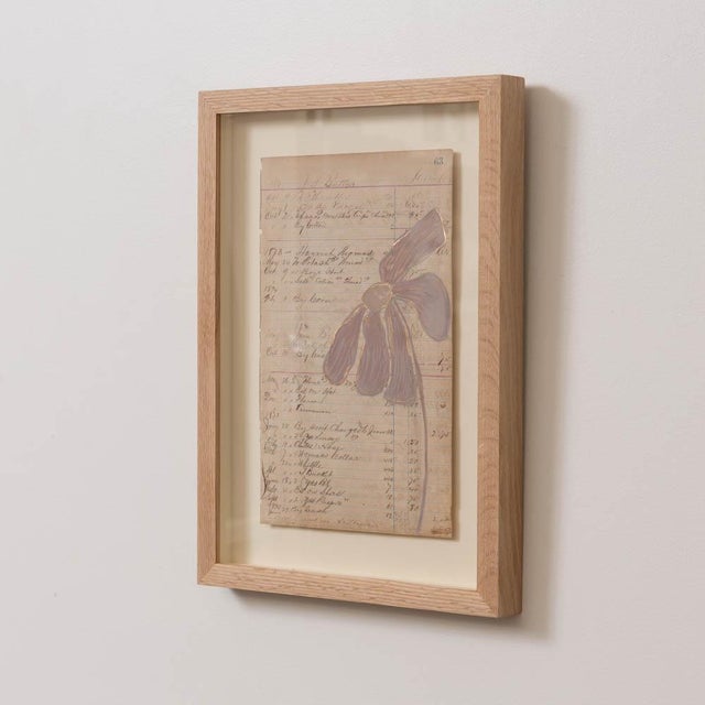 Floral Study v by Afsoon Thayer For Sale - Image 4 of 10