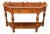 Spanish Oak Console Table With Drawer and Shelf, 20th Century For Sale