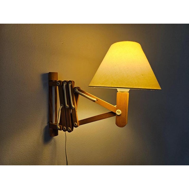 Mid-Century Modern Swedish Scissor Wall Lamp from Ikea, 1979 For Sale - Image 15 of 16