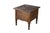 Victorian Antique Early American Primitive Oak Chamber Pot Commode Toilet Step Stool For Sale - Image 3 of 18
