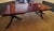 1940s 1940s Morganton Furniture Flame Mahogany Double Pedestal Dining Table--Seats 8-10 For Sale - Image 5 of 16
