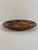 1960s French St Clement Majolica Honey Brown Oyster Plate For Sale - Image 10 of 14