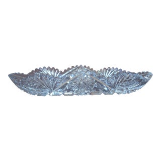 Circa 1800 Cut Crystal Bowl For Sale