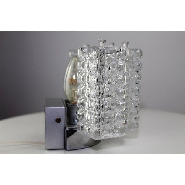 Cubist Wall Lights from Stölzle, 1960s, Set of 2 For Sale - Image 13 of 18