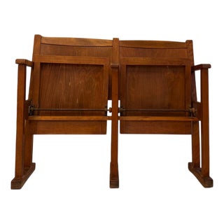 Viennese Two-Seater Cinema Seat For Sale