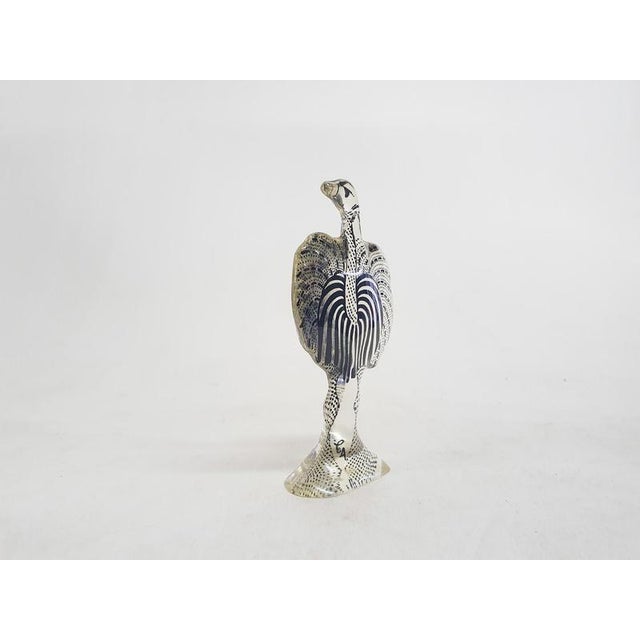 About this item A collectors item by Abraham Palatnik. Ostrich in acrylic. Marked Abraham Palatnik This piece is...