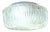 Vintage Ceiling Lamp with Clear Frosted Glass Shade, 1970s For Sale