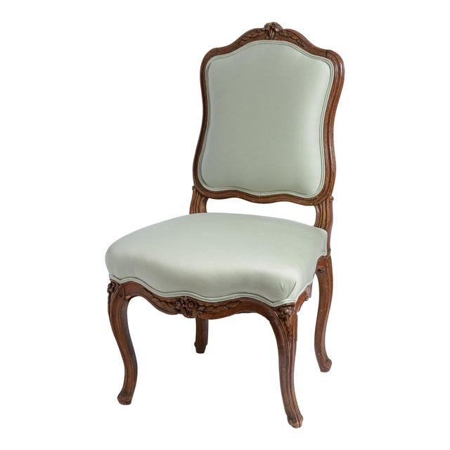 French Pair of Early 19Th. C French Louis XV Style Bergère Chairs For Sale - Image 3 of 13