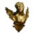 Rare 19th Century French Gothic Vampire Brass Wall Sculpture For Sale