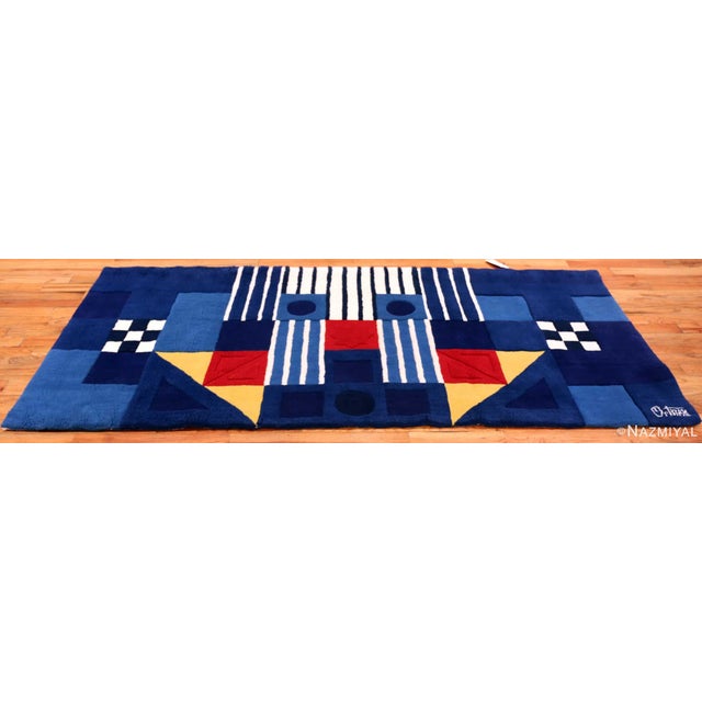 Modern Nazmiyal Collection Vintage Mid-Century Modern Art Rug by George Earl Ortman For Sale - Image 3 of 11