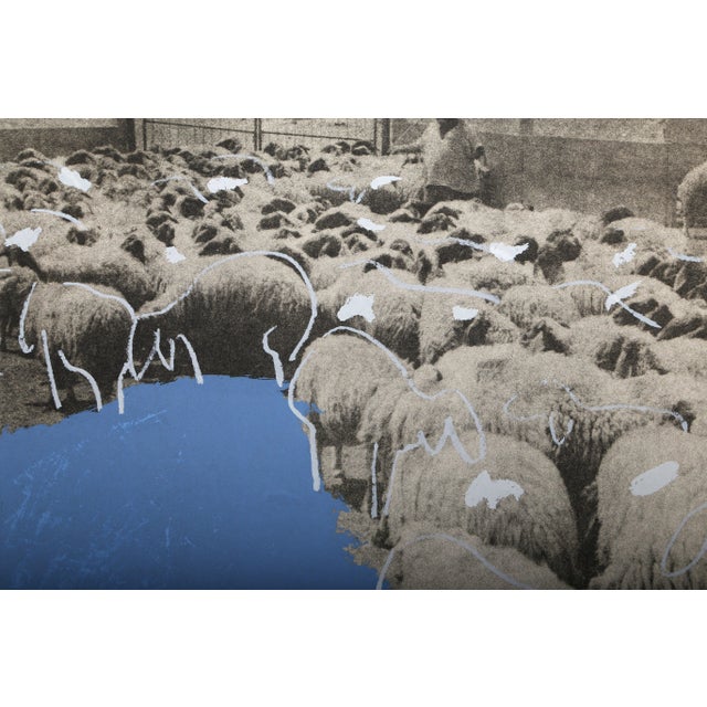 Menashe Kadishman, "Sheep", Pop Art Animal Print For Sale - Image 4 of 4