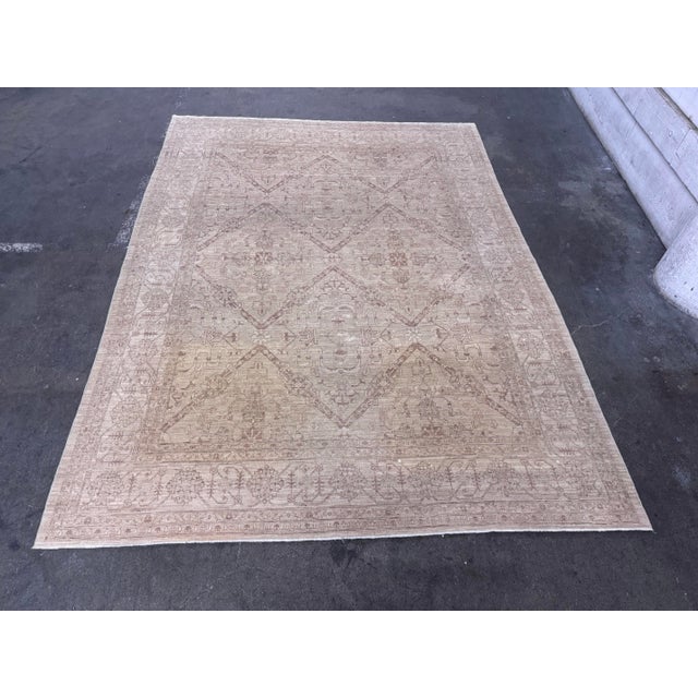 Design Plus Gallery presents a 8ft 3in x 10ft 11in Oushak Area Rug from Gallery Ephesus. From the villages of Turkey and...