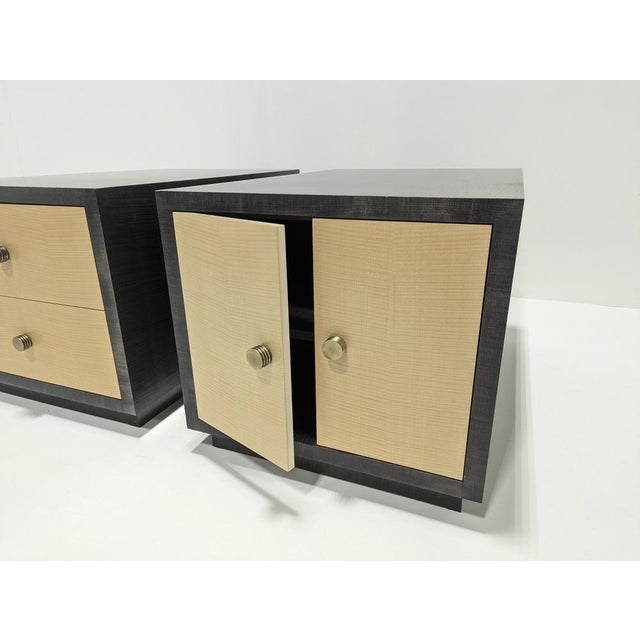 Wood Sycamore Side Tables by Collett-Zarzycki, Set of 2 For Sale - Image 7 of 18