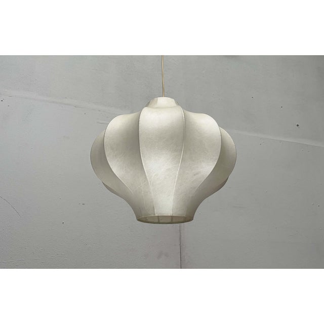 Mid-Century Modern Cocoon Pendant Lamp by Friedel Wauer for Goldkant Leuchten, 1960s For Sale - Image 11 of 18