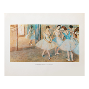 1950s After Edgar Degas "Dance Greenroom", First Edition Swiss Full-Color Print