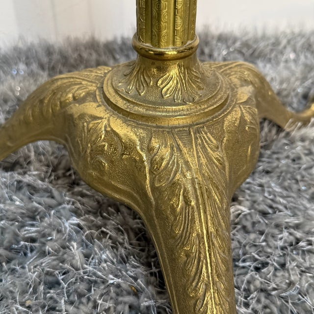 Baroque Vintage Baroque-Style Coat Rack in Brass with Hangers and Shoehorn, 1970s, Set of 3 For Sale - Image 3 of 14