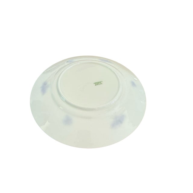 White Vintage Adderleys Blue Chelsea English Ironstone Salad Plates Set of 3 For Sale - Image 8 of 10