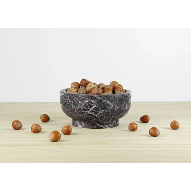 Black Memory Bowls in Black and Red by Cristoforo Trapani, Set of 2 For Sale - Image 8 of 13