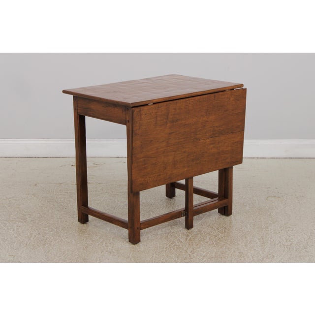 Traditional Guy Chaddock Attributed Drop Back Writing Desk Table For Sale - Image 3 of 16