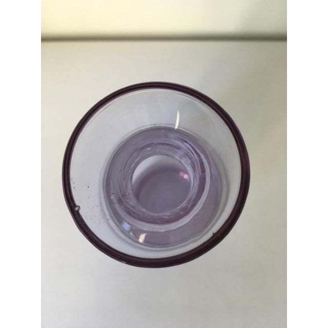 Postmodern Purple Murano Glass Bottle, Italy, 1960s For Sale - Image 17 of 18