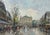 Paris Palais Garnier (Opera House) with Figures 20th Century Post-Impressionism 1975 Circa For Sale - Image 16 of 18
