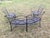 Amazing rare antique garden iron bench with 2 matching chairs. No repairs solid and heavy. This beautiful set is rare with...