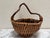 Vintage Asian Rustic Decor Basket With Branch Handle For Sale In Sacramento - Image 6 of 8