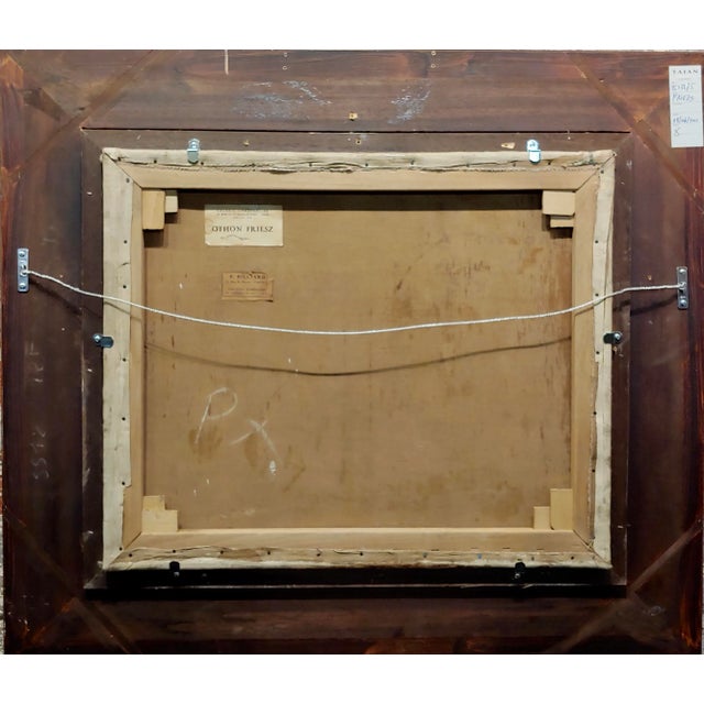 Textile Othon Friesz -Women Around a Fountain-1932 French Fauvist Oil Painting For Sale - Image 7 of 12