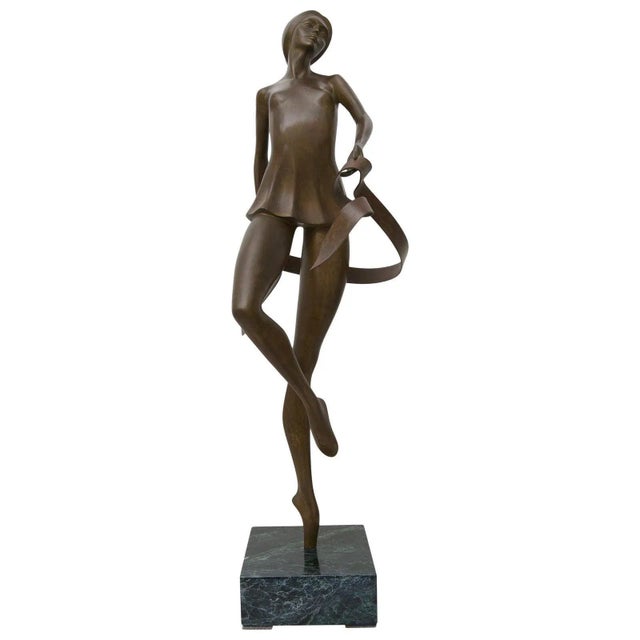 1986 Bunny Adelman Sculpture Ballet Dancer For Sale - Image 11 of 13