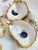 Contemporary Gilded Rimmed Oyster Shell Ornaments- Set of 6 For Sale In New York - Image 6 of 8