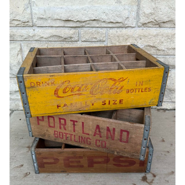 Vintage Wooden Pepsi Cola Crate From Vancouver-Longview For Sale - Image 10 of 10