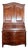 Louis XV Curved Scriban Dresser in Walnut For Sale